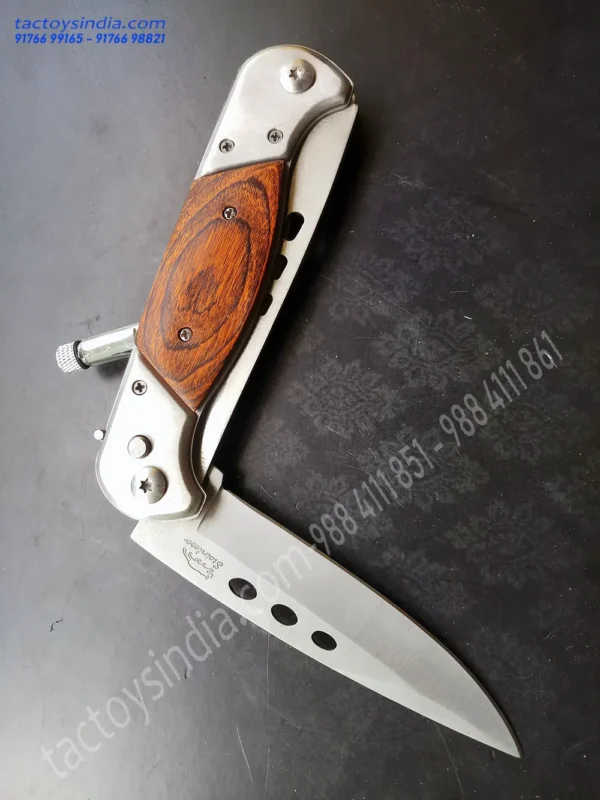 Double Trouble Dual Blade Combat Knife with mini torch