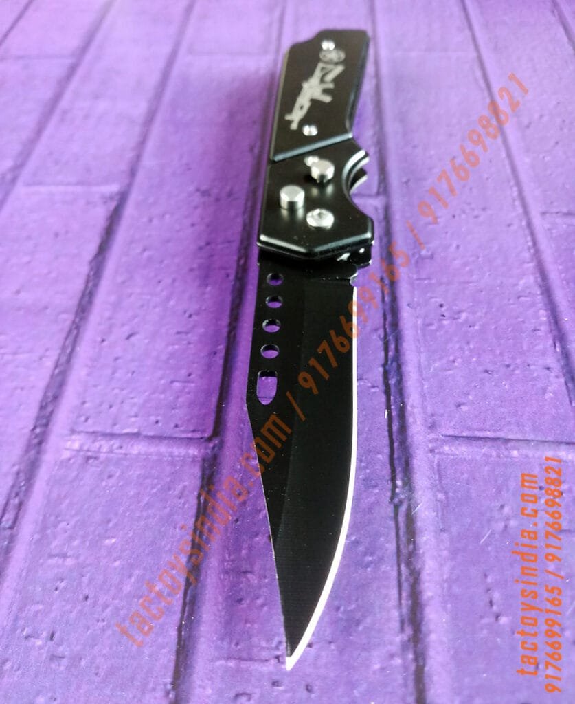 Minigun Real Tough Folder Blade Button Folding Knife - Tactoys India