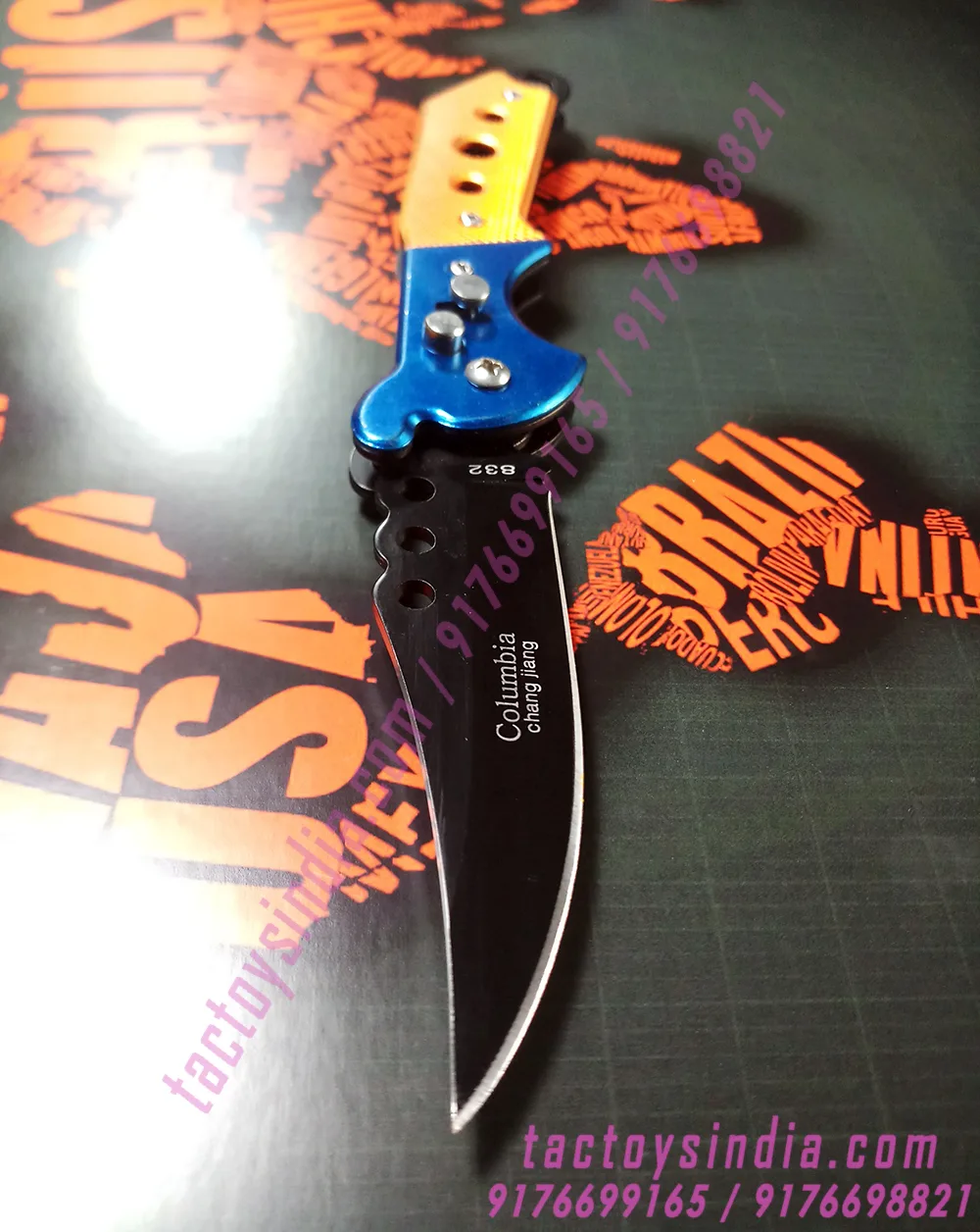 Orblu Tactical Army Close Combat Folding Knife Columbia Knife