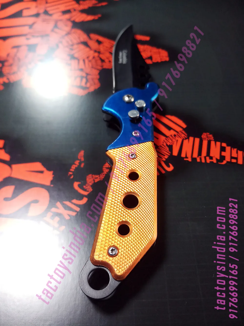 Orblu Tactical Army Close Combat Folding Knife Columbia Knife