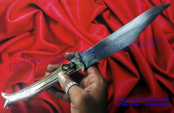 Rampuri Chaku Medium Vintage Antique Indian Knife Classic Churi Lever lock Handmade