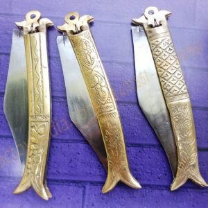 Rampuri Chaku Medium Vintage Antique Indian Knife Classic Churi Leverlock Handmade