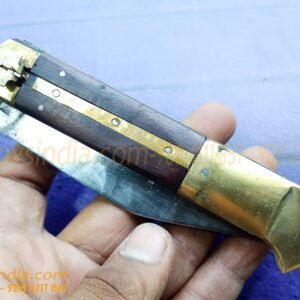 Rampuri Small Collectible Vintage Antique Indian Knife Classic Churi Leverlock Switchblade Handmade