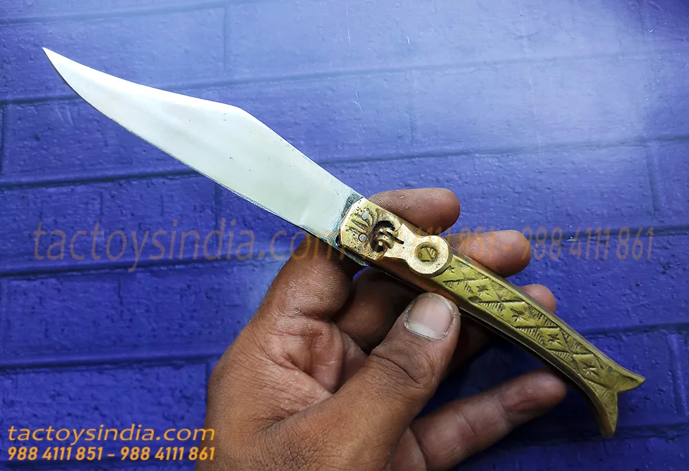 Rampuri Chaku Tiny Vintage Antique Indian Knife Classic Churi Leverlock Handmade