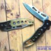 GOLD SILVER plated Sharp Folding pocket knife