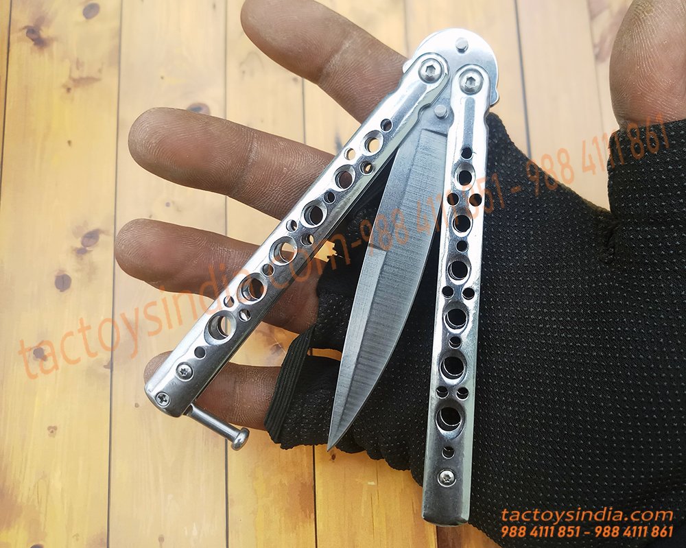White Dragon Balisong Butterfly Knife-6H0-199WT