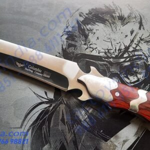 Columbia A042 Slicer Heavy Weight Sharp Etched Blade / Bottle Opener / 440c Blade / Stainless Steel Bolster, Pommel Butt and Hardwares / Beautiful Collector's Edition by Tactoys India