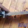 Columbia A076 Dual Finger guard Bolster with Stone inlay / Brass pipe Lanyard hole / Black dyed hardwood handle / Full tang / 330c Steel blade knife tactoysindia.com