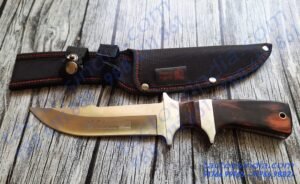 Columbia A09 Dual Guard Royal Dagger Knife / Brass hardware / SS Guards / Full tang / 330c Blade / Gifting n Collection Piece by Tactoysindia.com