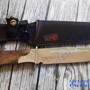 Columbia XF66 Classical Vintage desing full tang knife blade / 330c tempered Knife / Engraved Stainless Steel And Hardwood handle Survival knife Tactoys India