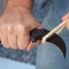 Falcon Tactical Karambit Black Survival Knife Outdoor Tiger Claw/Tooth - Image 9