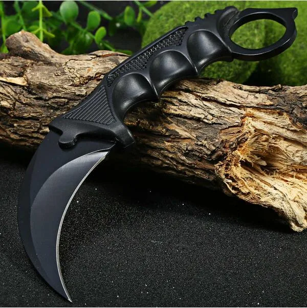Falcon Tactical Karambit Black Survival Knife Outdoor Tiger Claw/Tooth - Image 6
