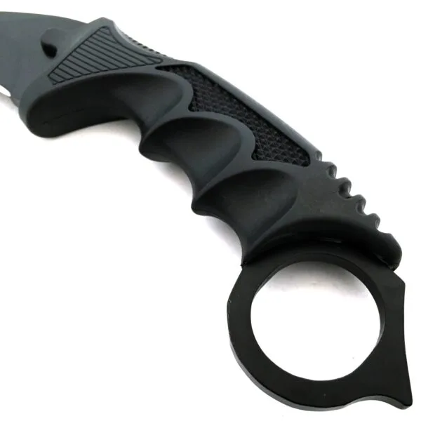 Falcon Tactical Karambit Black Survival Knife Outdoor Tiger Claw/Tooth - Image 5