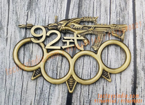 92-Dragon-Inspired-Assault-Rifle-Copper-Colour-Spiked-Melee-Knuckle-Duster-Punch