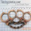 Antique-Hand-Cuffs-and-Revolver-Gun-Colour-Thick-Metal-knuckleduster–-knuckles-knucks-knucklering