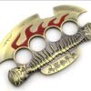 Antique-Spiked-Saw-Blade-Copper-Colour-Thick-Metal-knuckleduster–-knuckles-knucks-knucklering-knuck-knucksale