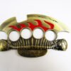 Antique-Spiked-Saw-Blade-Copper-Colour-Thick-Metal-knuckleduster–-knuckles-knucks-knucklering-knuck-knucksale