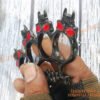 Black-Vampire-Sharp-Devil-Toothed-Fist-Knuckle-Duster-Sturdy-Close-Combat-Melee-Weapon-India