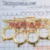 M4A1-Rifle-Bright-Gold-Coloured-Modern-Knuckle-Duster-with-4-Spikes-tactoysindia