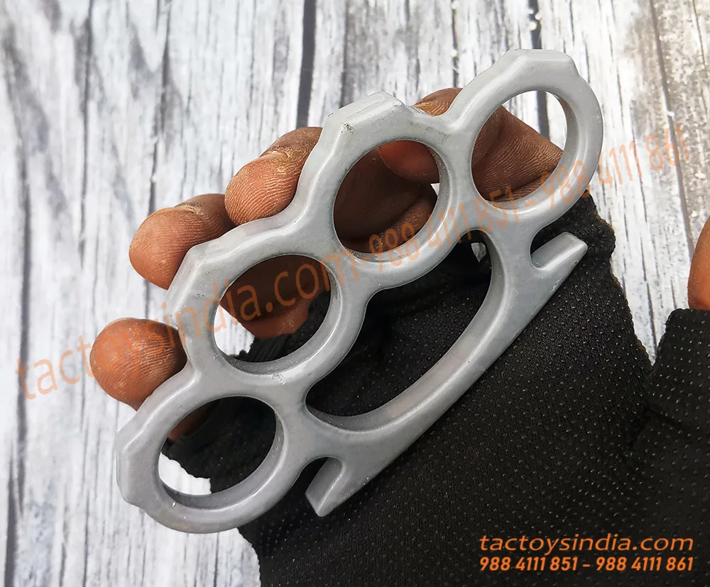 Minimalist-solid-Grey-Black-Slim-Pocket-Knuckle-Duster-Wallet-Pocket-Friendly-for-Travellers