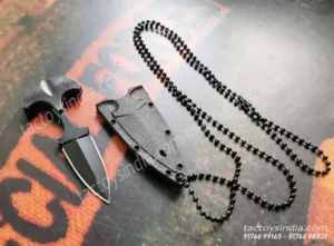ABKT Combat Ready Worlds Smallest Ninja Push Dagger Pendant Neck Knife Multicolor