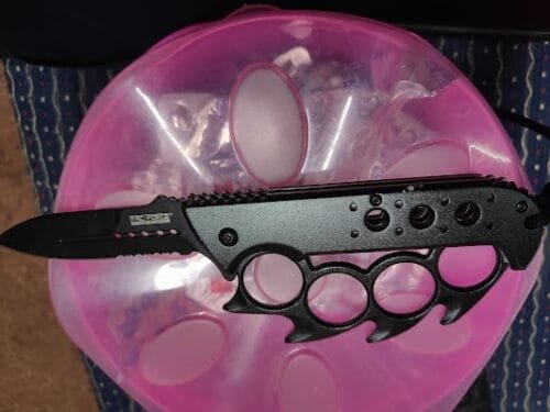 Tacforce TF793 Speedster Model Trench Knife Foldable Knuckle Knife photo review