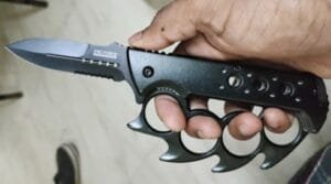 Tacforce TF793 Speedster Model Trench Knife Foldable Knuckle Knife photo review