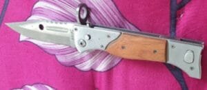Medium CCCP Scout AK-47 bayonet folding blade knife photo review