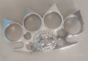 Devil Fist sharp spike cord braid-able fight punch knucks photo review