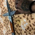 Big CCCP Scout AK-47 bayonet folding blade knife photo review