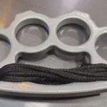 Minimalist solid Grey / Black Slim Pocket Knuckle Duster Wallet / Pocket Friendly for Travellers photo review
