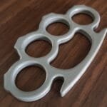 Minimalist solid Grey / Black Slim Pocket Knuckle Duster Wallet / Pocket Friendly for Travellers photo review