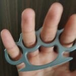 Minimalist solid Grey / Black Slim Pocket Knuckle Duster Wallet / Pocket Friendly for Travellers photo review