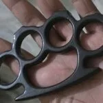 Minimalist solid Grey / Black Slim Pocket Knuckle Duster Wallet / Pocket Friendly for Travellers photo review