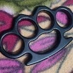 Black Heavy Duty Thick Knuckle Duster for Travellers Riders Self Defence Men's Tool photo review