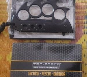 Tacforce TF793 Speedster Model Trench Knife Foldable Knuckle Knife photo review