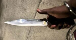 Columbia A16 full tang Blade Dark and Red hardwood Handle photo review