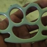Black Heavy Duty Thick Knuckle Duster for Travellers Riders Self Defence Men's Tool photo review