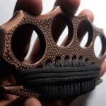 Copper Solid Cord Braided 4 Fingers Self Defence Army Type Knuckles photo review