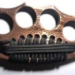 Copper Solid Cord Braided 4 Fingers Self Defence Army Type Knuckles photo review