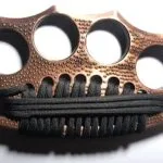 Copper Solid Cord Braided 4 Fingers Self Defence Army Type Knuckles photo review