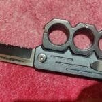 Cold Steel B088 Knuckle duster Foldable Trench knife photo review