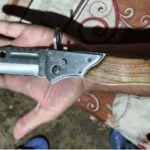 Medium CCCP Scout AK-47 bayonet folding blade knife photo review
