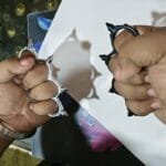 Pocket Slim Spiked knuckleduster photo review