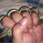 Copper Hawk with Big Open Wings Knuckle Duster Large Finger Rings Vintage Themed punch India photo review